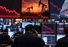 US Stocks Decline Amid Rising Oil Prices and Treasury Yields